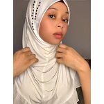 Hijab Scarf Manufacturer - OEM/ODM Elegant Chain-linked with Floral Lace Edging