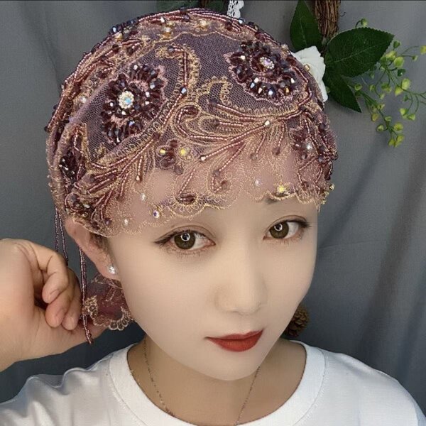 Ottoman Style Cap Factory - OEM/ODM Luxury Fish Tail Tassel Heavy Hand Embroidery for Eid