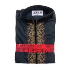 Children's Robe Factory - OEM/ODM Formal Demure Embroidered Muslim Prayer Robe Black
