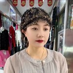 Hijab Cap Manufacturer - OEM/ODM 2025 New Islamic Embroidered Tassel Handmade