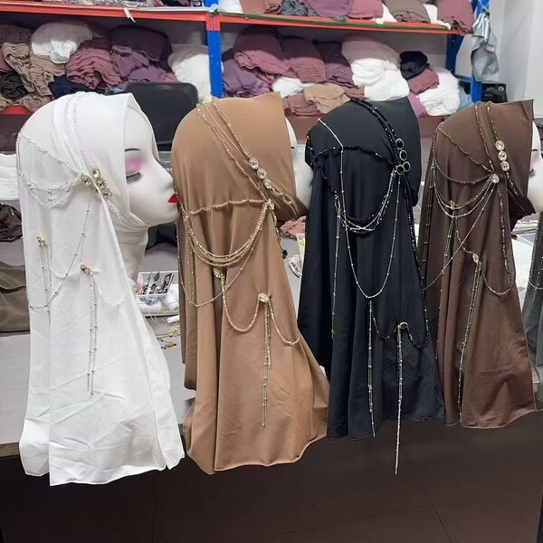 Muslim Hijab Scarf Factory - OEM/ODM High-Density Mesh Large Version Head Cover