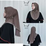 Muslim Hijab Factory - OEM/ODM Factory Direct Supply Fashion Embroidered Rhinestone Cap