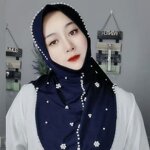 Muslim Bonnet Manufacturer - OEM/ODM Heavy Duty Pearl Embellished Extra Large Soft