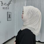 Hijab Cap Manufacturer - OEM/ODM for Women Double Layer Sparkle Rhinestone Soft Brim