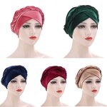 Velvet Headscarf Factory - OEM/ODM Korean with Braid Multi-color Ready Stock