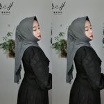 Rhinestone Hijab Manufacturer - OEM/ODM Embroidered with Tail Veil Breathable MeshDouble Layer