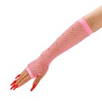 Fingerless Gloves Factory - OEM/ODM Adult Mesh Fishnet Rhinestones Sparkling Stretchy