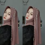Headscarf Factory - OEM/ODM Heavy Duty Hard Brim Muslim Women Embroidered
