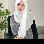 Milk Silk Hijab Factory - OEM/ODM Soft Breathable Patchwork Design Headscarf Wrap