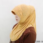 Muslim Scarf Manufacturer - OEM/ODM 2022 New Design Wholesale Premium Malay Pearl Handcrafted