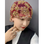 Muslim Hijab Cap Factory - OEM/ODM Premium Handmade Fish Tail Tassel Heavy Embroidery