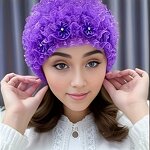 Turban Hat Manufacturer - OEM/ODM Elegant Polyester with Elastic Lace Floral Comfort Fit
