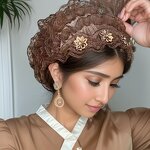 Turban Hat Manufacturer - OEM/ODM Elegant Polyester with Elastic Lace Floral Comfort Fit