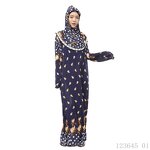 Muslim Women's Dress Factory - OEM/ODM 2022 New Design Colorful Traditional Scarf Robe Two Pieces