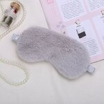 Eye Mask Factory - OEM/ODM New Lovely Faux Fur Silk Plush Satin and Cotton for Sleep