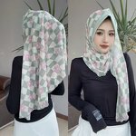 Hijab Scarf Factory - OEM/ODM New Design Chiffon Breathable Grid Print Head Cover