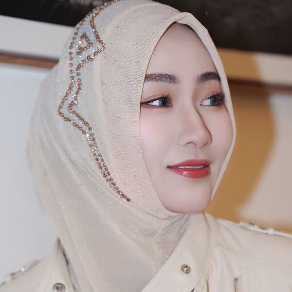 Crystal Hijab Factory - OEM/ODM Luxury Handmade Rhinestone Silver Wire Mesh