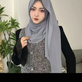 Milk Silk Hijab Factory - OEM/ODM Soft Breathable Patchwork Design Headscarf Wrap
