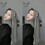 Headscarf Factory - OEM/ODM Heavy Duty Hard Brim Muslim Women Embroidered