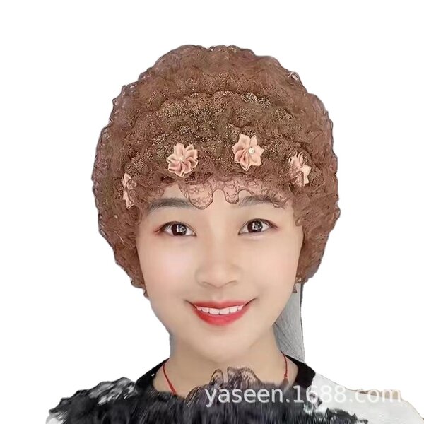 Muslim Head Scarf Hat Factory - OEM/ODM 2022 New Design European and American Baotou Flower Lace