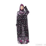 Muslim Women's Dress Factory - OEM/ODM 2022 New Design Colorful Traditional Scarf Robe Two Pieces