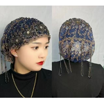 Islamic Headscarf Manufacturer - OEM/ODM Contemporary Fish Tail Tassel Artisanal Embroidery