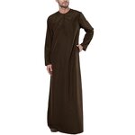 Modest Dress for Men Manufacturer - OEM/ODM 2025 New Winter Season Abaya Robe with Zipper