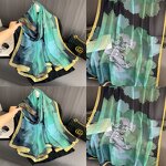 Women's Designer Scarves Manufacturer - OEM/ODM Spring Summer New Print Sunscreen Fashion Luxury
