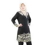 Muslim Women's Dress Factory - OEM/ODM 2022 New Long Sleeve Elastic Crystal Cotton Embroidered