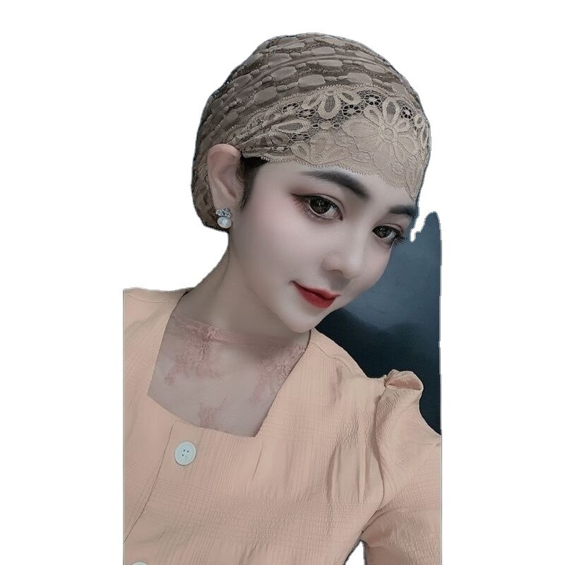 Fashion Muslim Turban Hat Manufacturer - OEM/ODM 2022 New Design Thin Lace Stitching Breathable