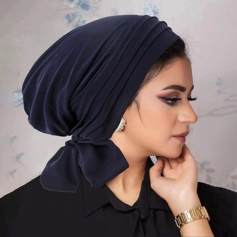Headscarf Cap Factory - OEM/ODM Factory Wholesale Solid Color Crystal Hemp Long Tail