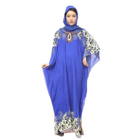 Muslim Dress Manufacturer - OEM/ODM 2022 New Design Summer Crystal Cotton Robes Islamic Clothing