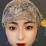 Muslim Hijab Cap Manufacturer - OEM/ODM Exquisite Hand-Embroidered Fish Tail Tassel Premium