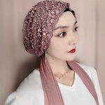 Muslim Scarf Cape Manufacturer - OEM/ODM Luxury with Beaded Floral Embroidery Handmade Heavy