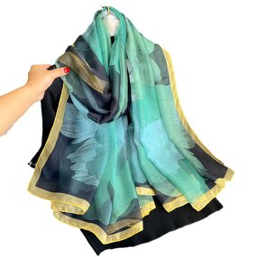 Women's Designer Scarves Manufacturer - OEM/ODM Spring Summer New Print Sunscreen Fashion Luxury