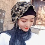 Turban Muslim Manufacturer - OEM/ODM 2022 New Design Hot Sale Monochrome Xinjiang Hat Embroidery