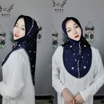 Muslim Bonnet Manufacturer - OEM/ODM Heavy Duty Pearl Embellished Extra Large Soft