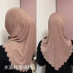 Hijab Bonnets Factory - OEM/ODM China Supplier for Wholesale Stretchy Head Covering