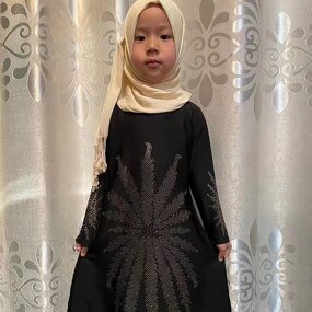 Muslim Girl Dress Factory - OEM/ODM 2022 New Design Wholesale Small Girl Abaya Prayer Clothes