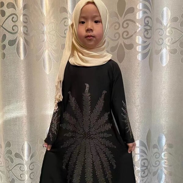 Muslim Girl Dress Factory - OEM/ODM 2022 New Design Wholesale Small Girl Abaya Prayer Clothes