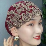 Fashion Gold Velvet Hat Manufacturer - OEM/ODM 2022 New Design Casual Nail Flower Brim Popular