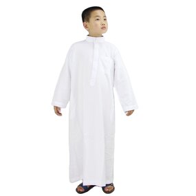 Muslim Boys' Robe Factory - OEM/ODM Dropshipping Spot Wholesale OEM 1-15 Years Polyester Cotton