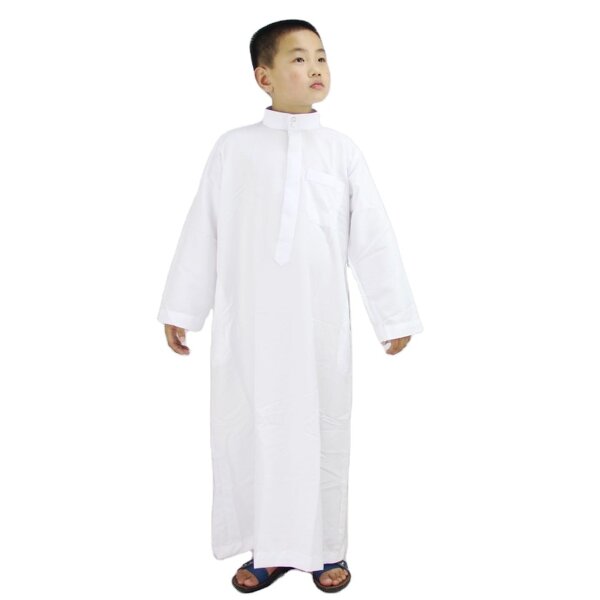 Muslim Boys' Robe Factory - OEM/ODM Dropshipping Spot Wholesale OEM 1-15 Years Polyester Cotton