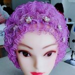Lace Flower Pearl Hat Factory - OEM/ODM 2022 New Design Hui White Hair Covered Baotou