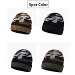 Camouflage Beanie Manufacturer - OEM/ODM Custom Winter Designer Soft Thickened Fleece Lined