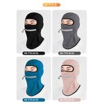 Ski Mask Manufacturer - OEM/ODM Warm Tactical Reflective Zipper Fleece Full Face Balaclava