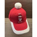 Christmas Baseball Cap Manufacturer - OEM/ODM 2022 Newest 6 Panel Embroidery New Year Red & White