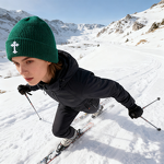 Unisex Daily Beanie Manufacturer - OEM/ODM Custom Men Women Cross Cuffed Winter Ribbed Ski