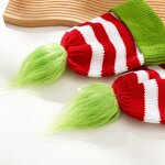Christmas Elf Hat Factory - OEM/ODM Knitted for Kids Winter Beanie Xmas Red White Stripes