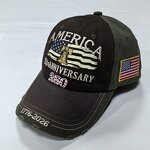 Statue of Liberty Cap Manufacturer - OEM/ODM New Embroidery Eagle United States 250th Anniversary